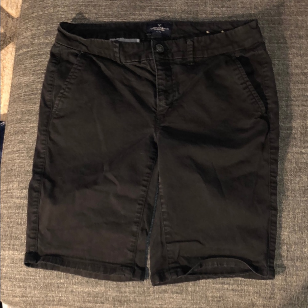 Black Bermuda shorts